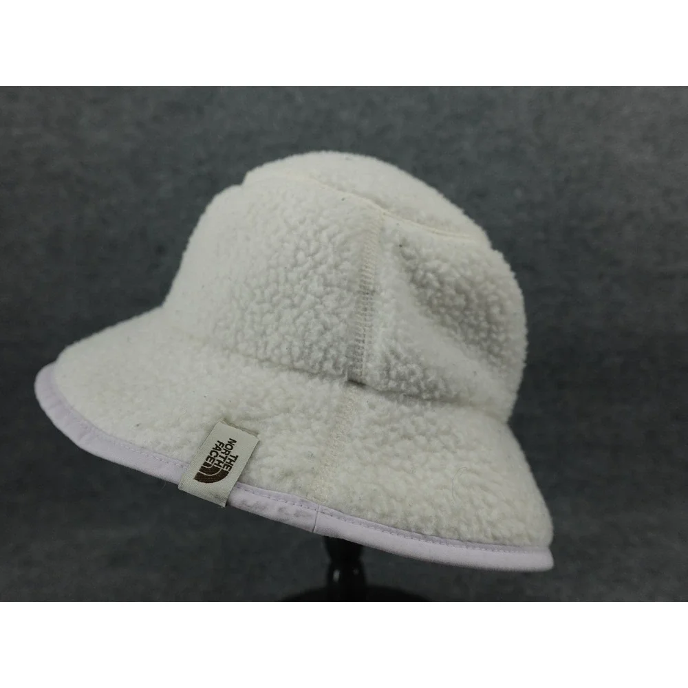 The North Face Sherpa Fleece Bucket Hat Unisex S/M Cream Cozy Gorpcore